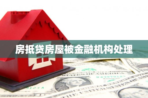 高港房抵贷房屋被金融机构处理