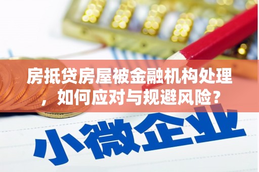 博野房抵贷房屋被金融机构处理，如何应对与规避风险？
