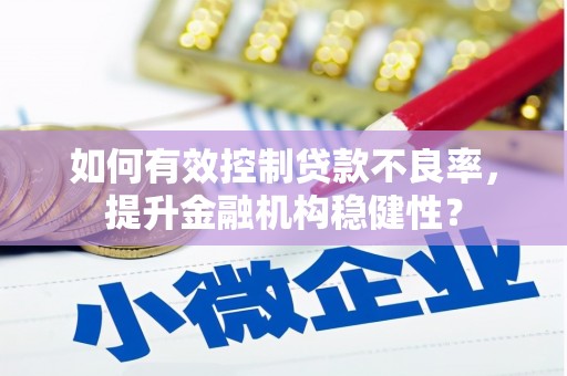 东升如何有效控制贷款不良率，提升金融机构稳健性？