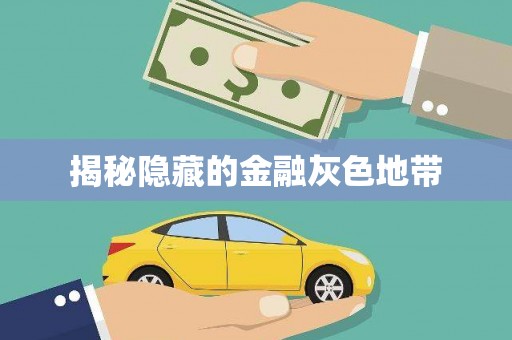 丰满揭秘隐藏的金融灰色地带