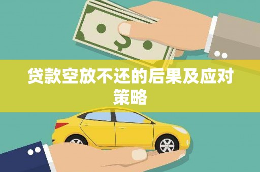 瑶海贷款空放不还的后果及应对策略